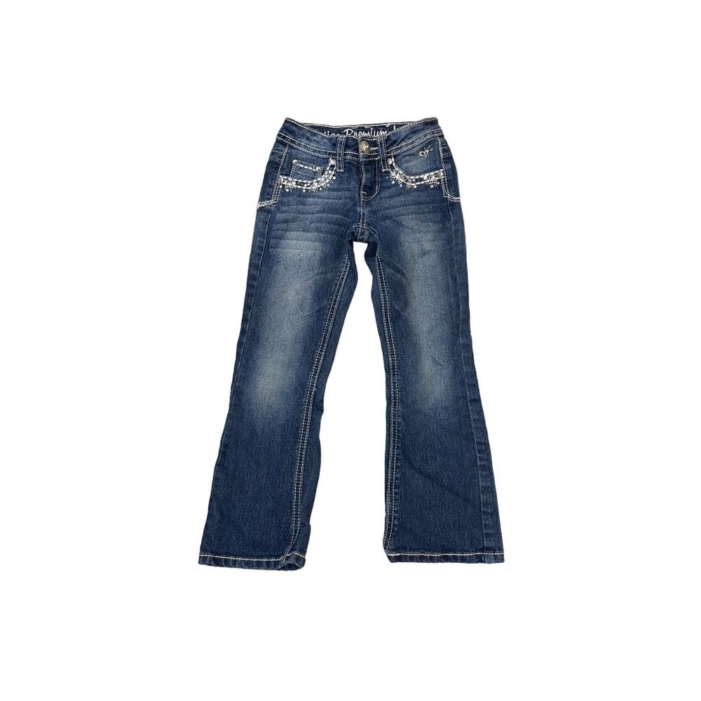 Justice Simply Low Bootcut Girls Jeans Size 6R